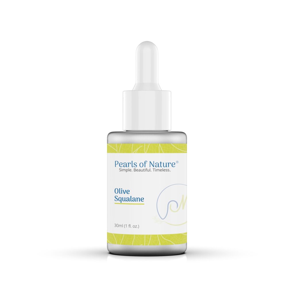 Olive Squalane Oil bottle by Pearls of Nature