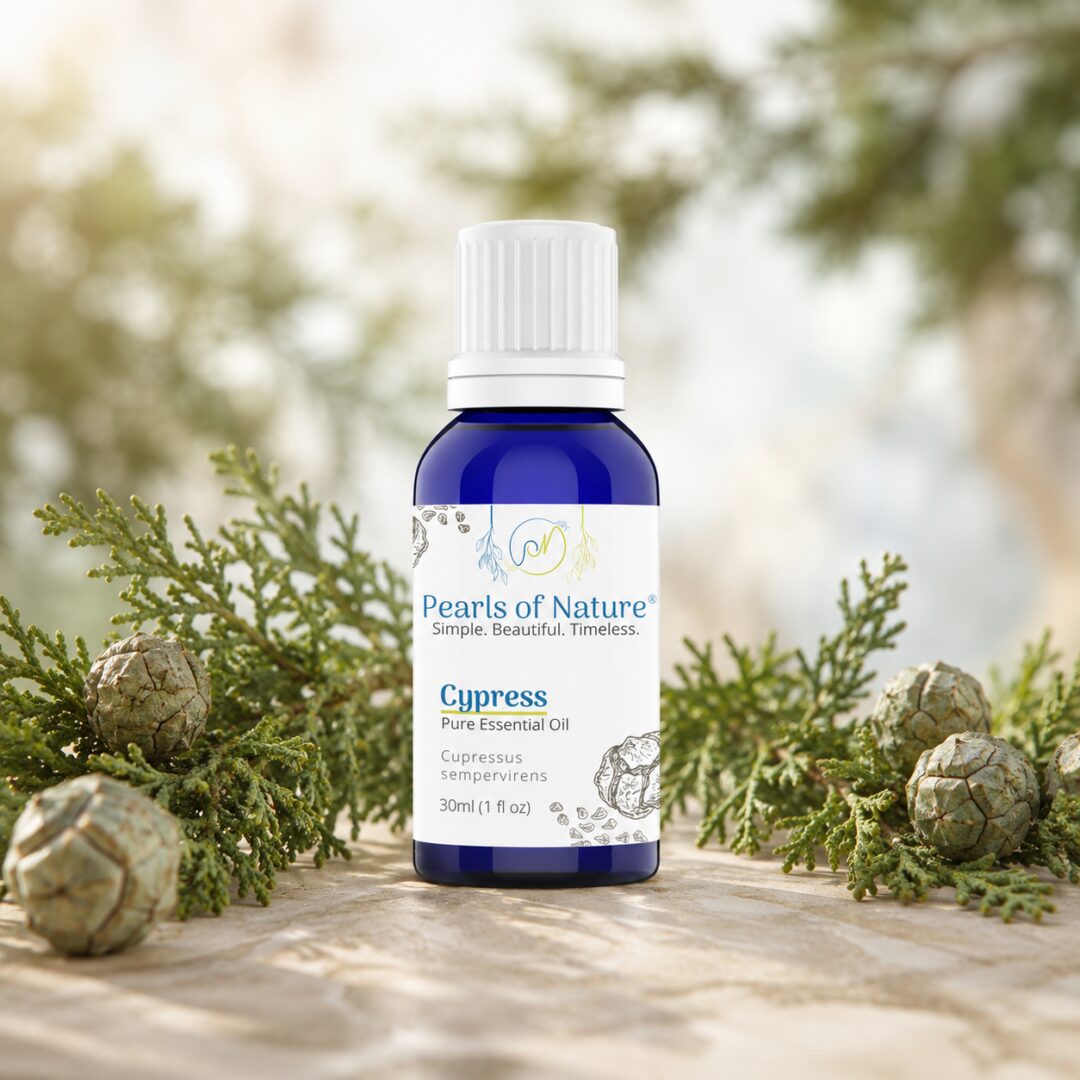 30 ml bottle of Cypress essential oil