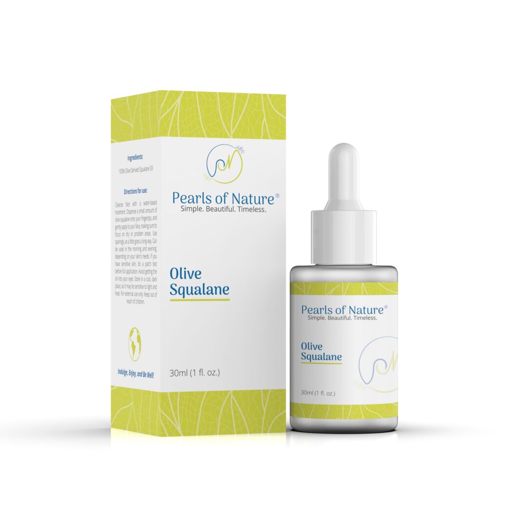 Pearls of Nature Olive Squalane Oil 30 ml bottle and box