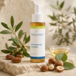 Pearls of Nature Oil Cleansing Complex with hazelnuts, olive leaves, and botanical oils